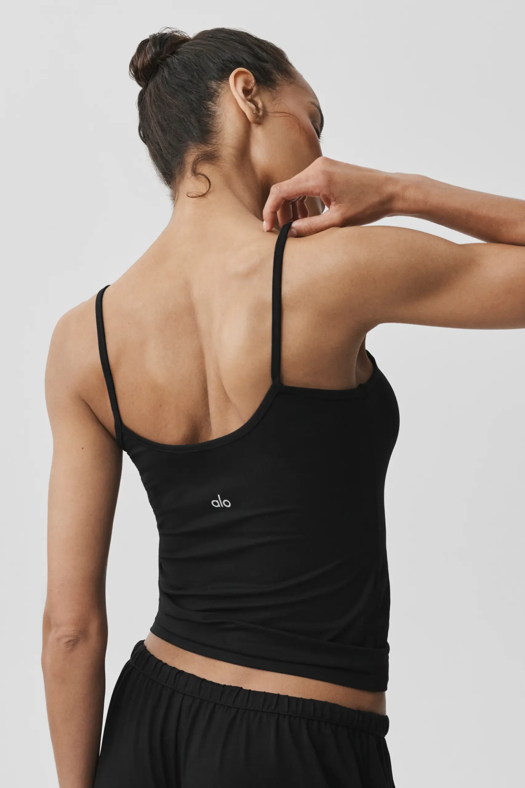 Alosoft Finesse Cami Tank - Black - Image 4