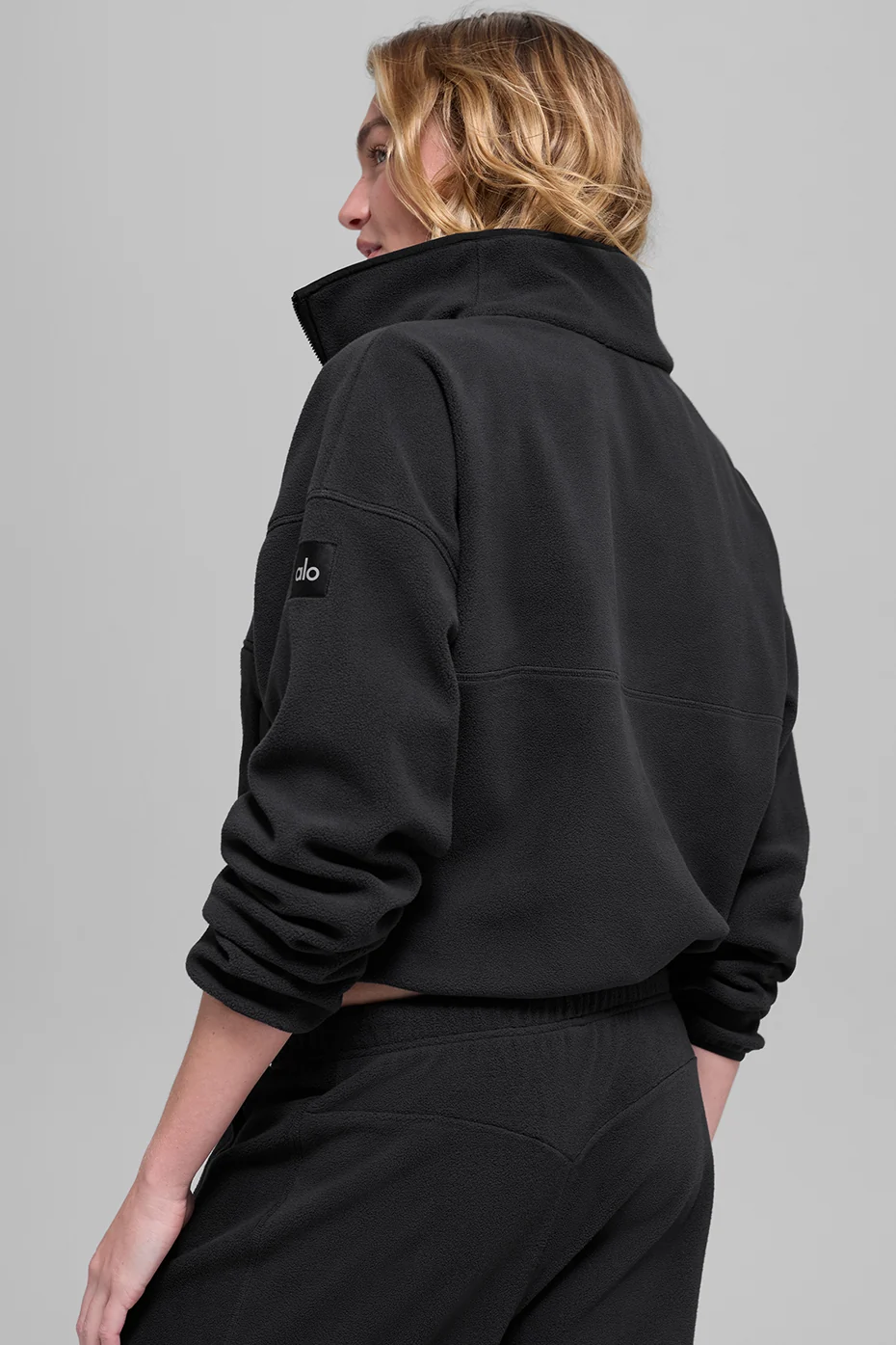 Polar Fleece Retreat Cover Up - Black - Image 4