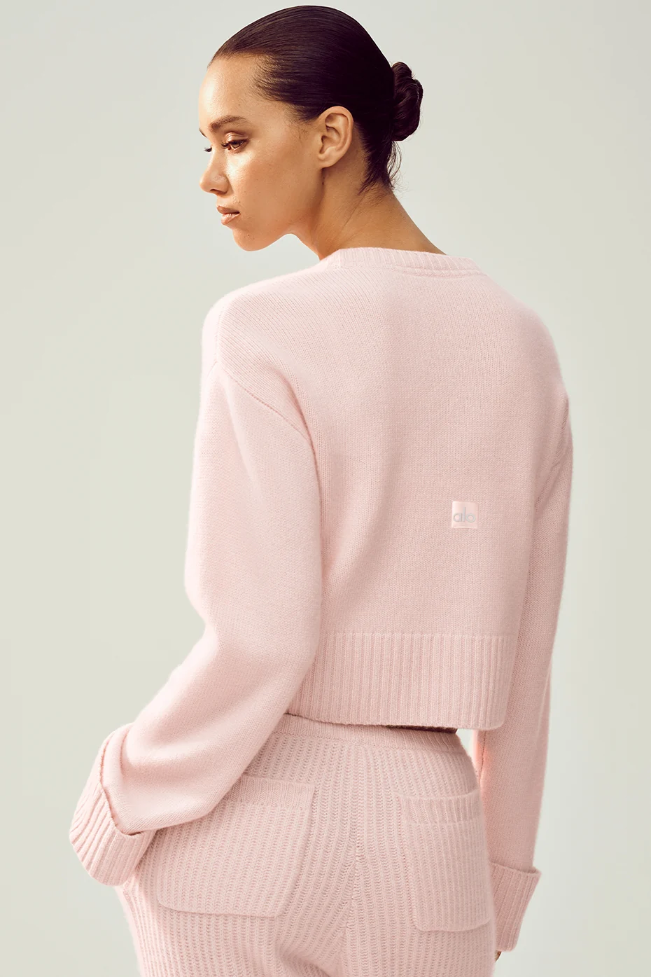 Cashmere Embrace Pullover - Frosted Pink - Image 2
