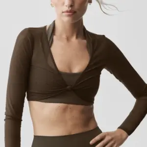 Mesh Knotty Long Sleeve - Espresso