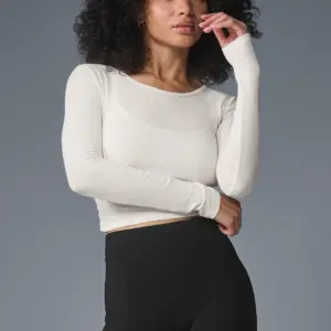 Gather Long Sleeve - Ivory