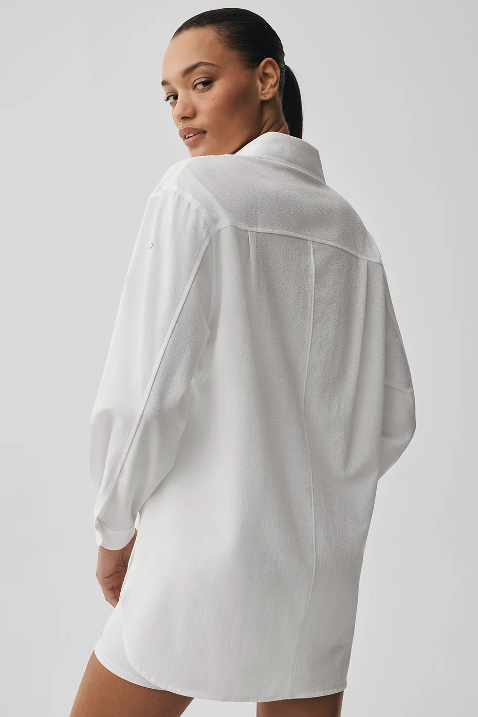 Dreamscape Button Down Long Sleeve - White - Image 2
