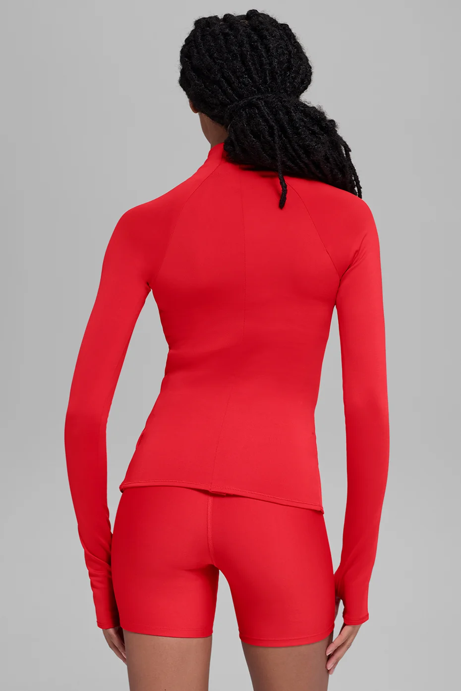 Airlift Winter Warm 1/4 Zip Long Sleeve - Bright Red - Image 3
