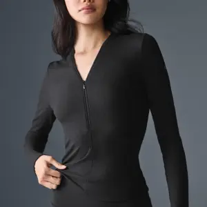 Ribbed Mesmerize Long Sleeve - Black