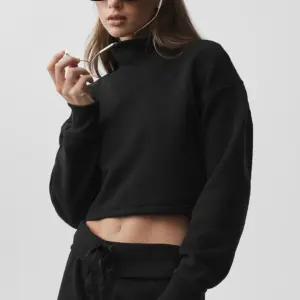 Cropped Serenity Coverup - Black