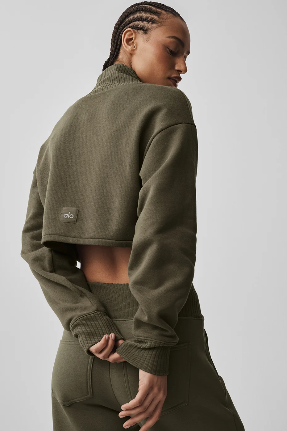 Cropped Serenity Coverup - Olive Tree - Image 2