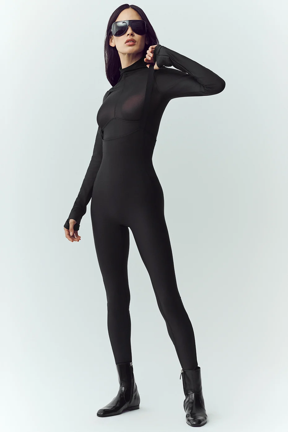 Airlift Winter Warm Mesh Ski Time Long Sleeve - Black - Image 4