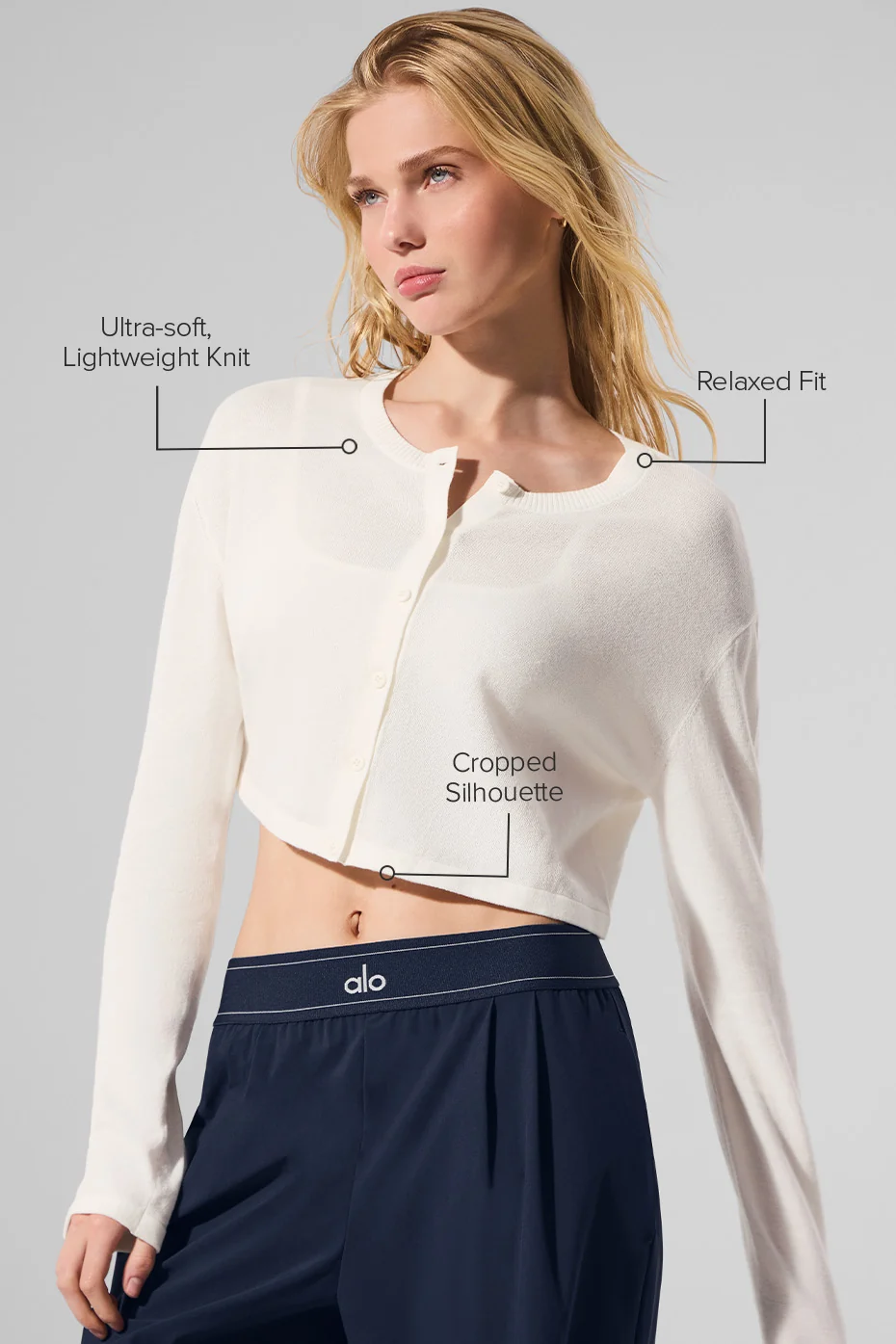 Supernatural Sweater Cardigan - Ivory - Image 2