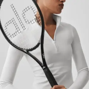 ALO Softsculpt Precision 1/4 Zip Long Sleeve - White