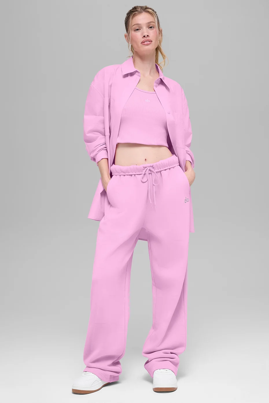 Cotton Real Deal Button Up Long Sleeve - Candy Heart Pink - Image 5