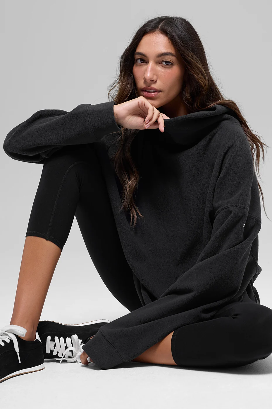 Polar Fleece Hazy Pullover - Black - Image 4