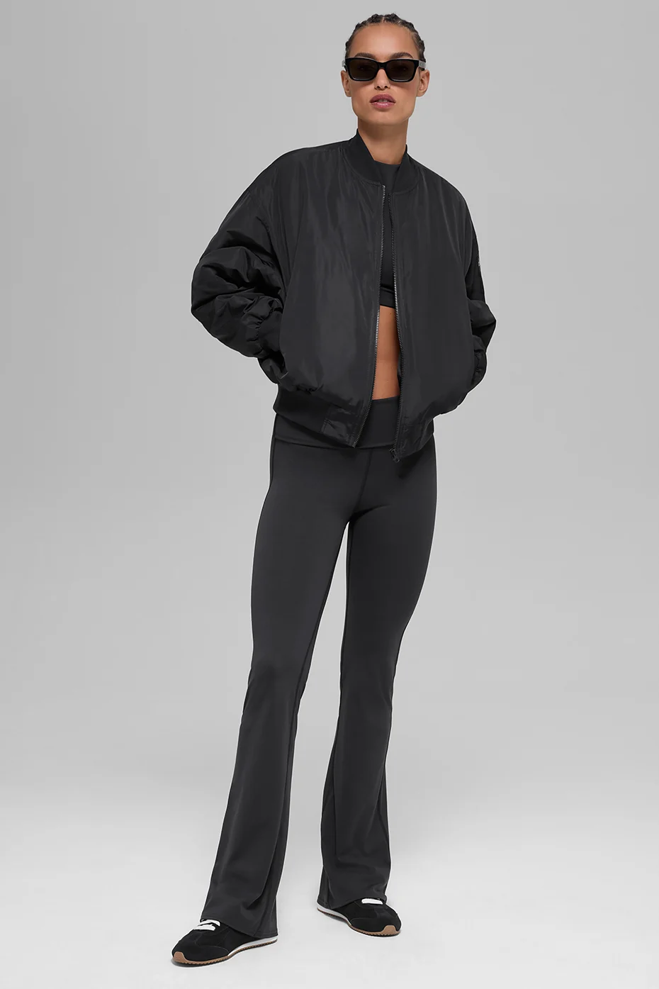 Faux Fur Urbanite Bomber - Black/Ivory - Image 5