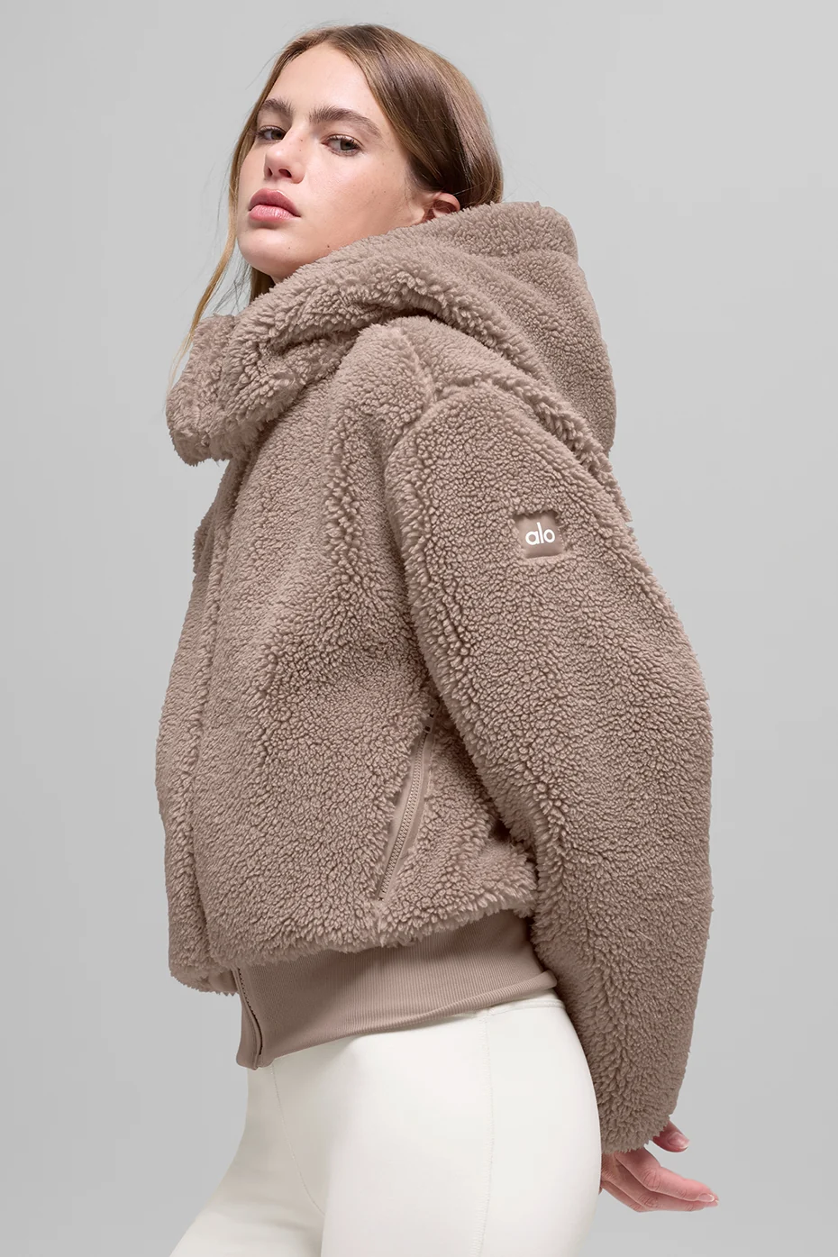 Foxy Sherpa Jacket - Chai Latte - Image 4