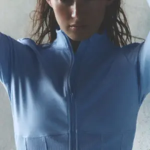 Airbrush Corset Full Zip Jacket - Light Provence Blue