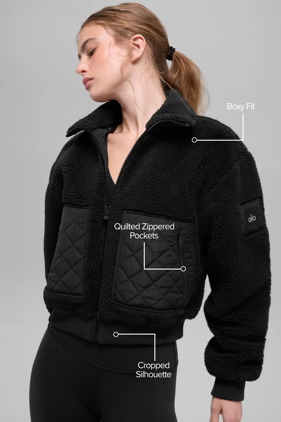 Sherpa Edge Bomber - Black - Image 2