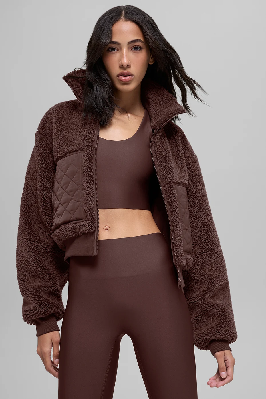 Sherpa Edge Bomber - Brownstone - Image 4