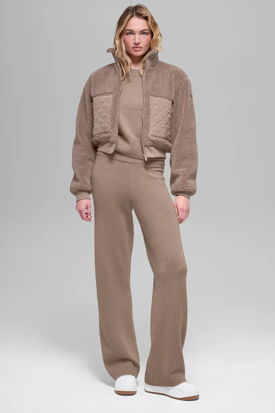 Sherpa Edge Bomber - Chai Latte - Image 5