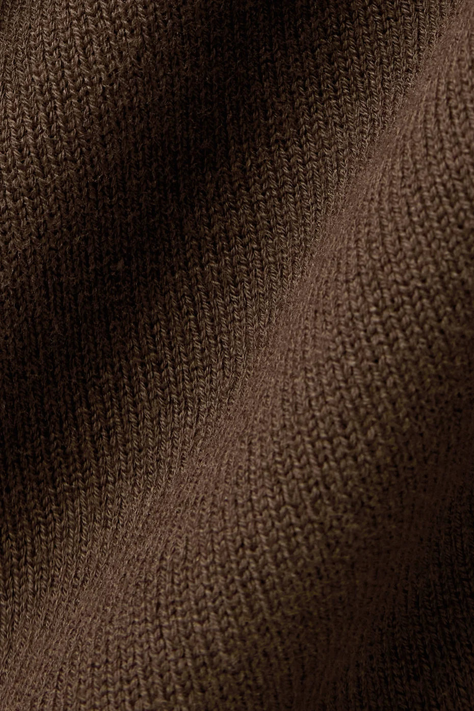 Scholar Knit Cropped Full Zip Jacket - Espresso - Image 5