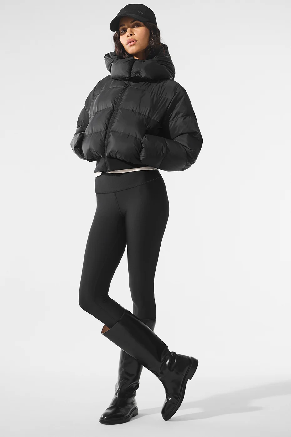 Foxy Puffer Jacket - Black - Image 4