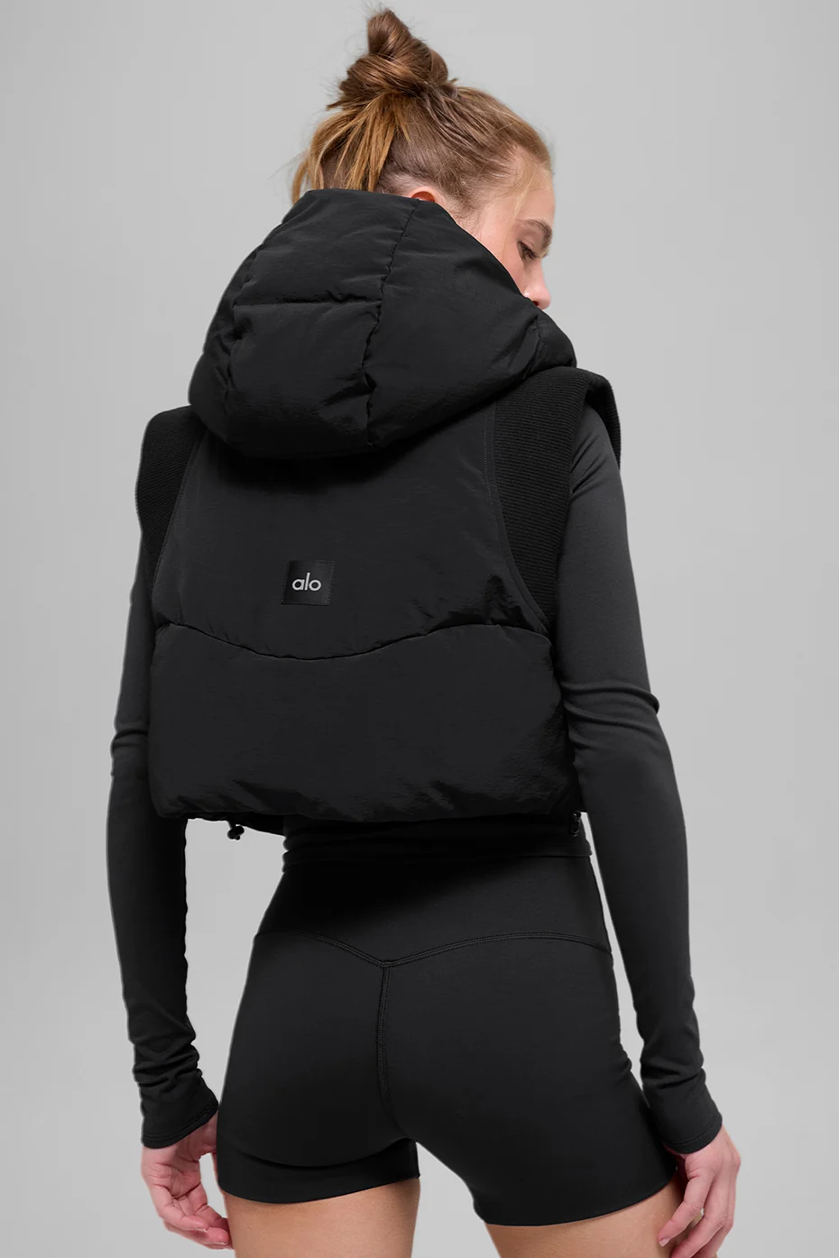 Fast Lane Puffer Vest - Black - Image 4