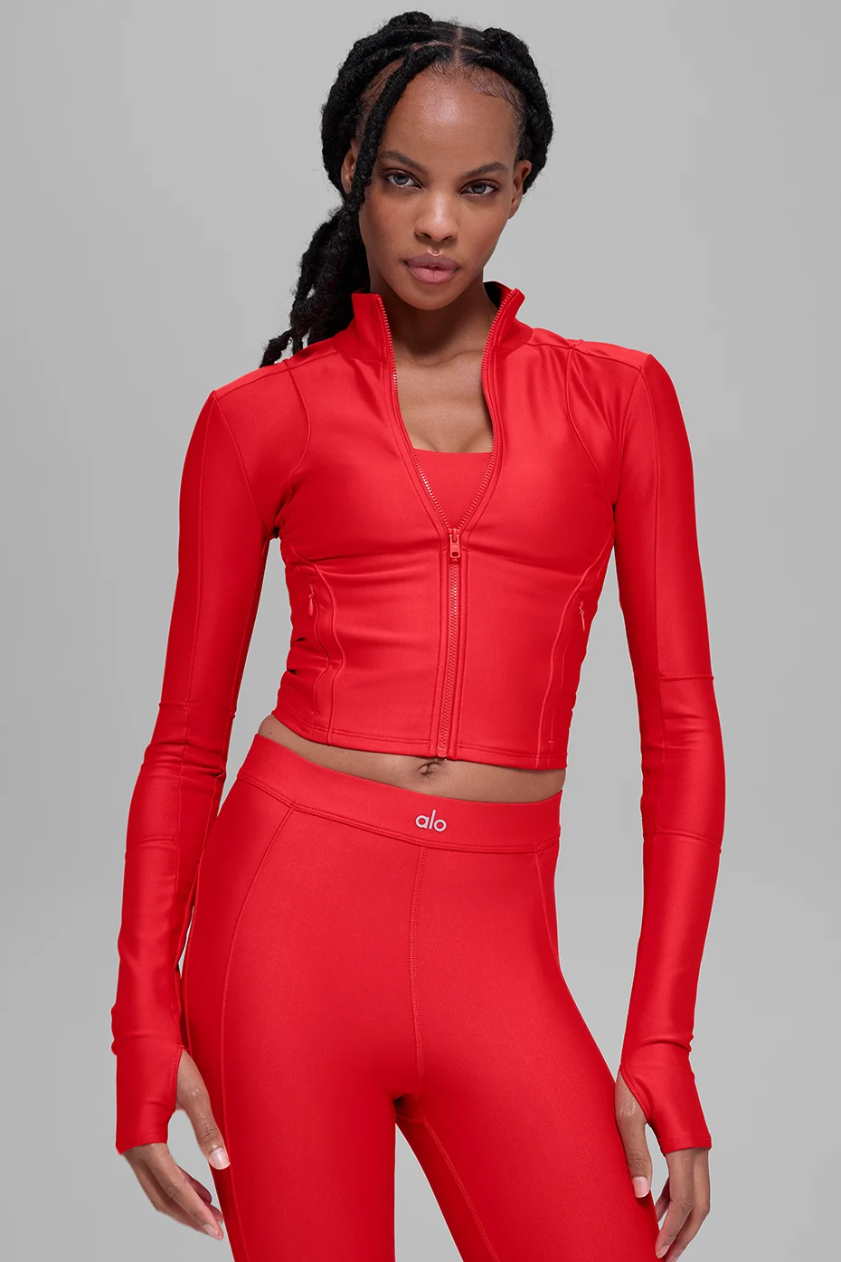 Airlift Ignite Zip Up Jacket - Bright Red - Image 3