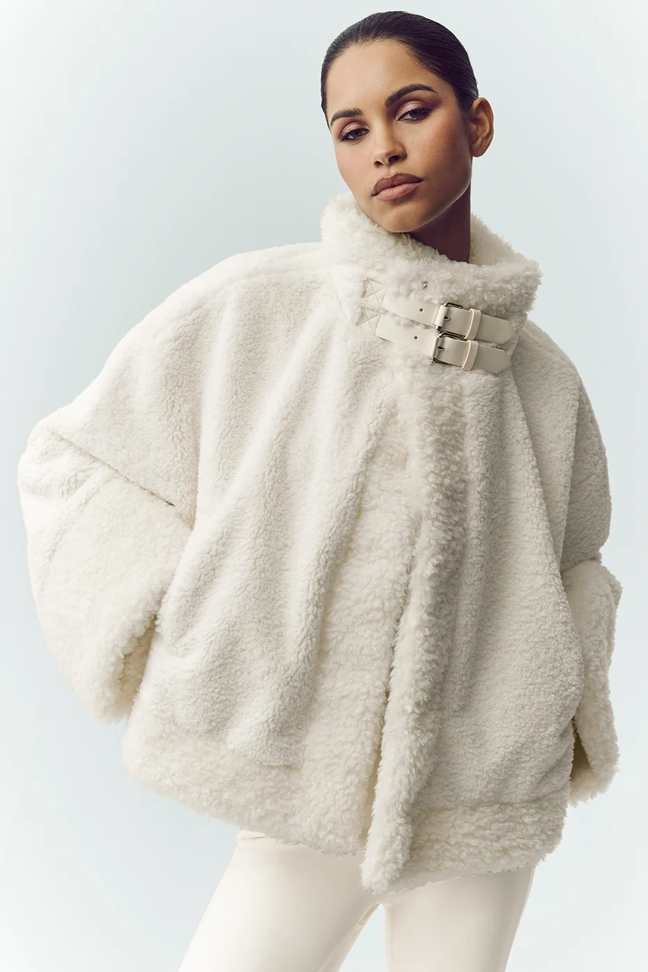 Sherpa Fireside Bomber - Ivory - Image 5