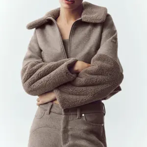 Wool Blend Nightfall Bomber - Alpine Cocoa Heather