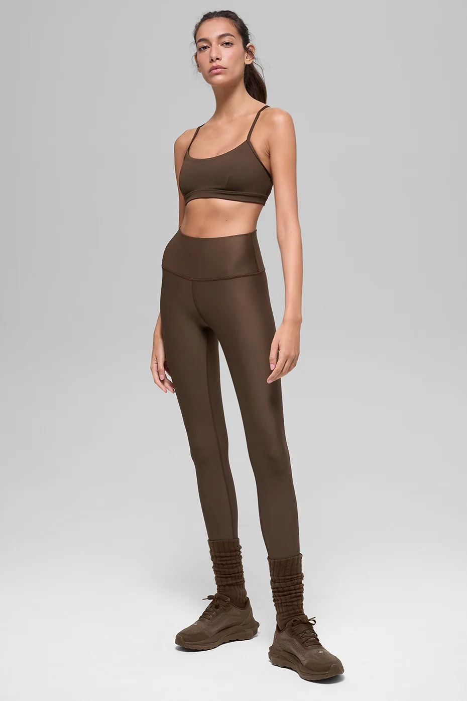 Airlift Winter Warm High-Waist Legging - Espresso - Image 5