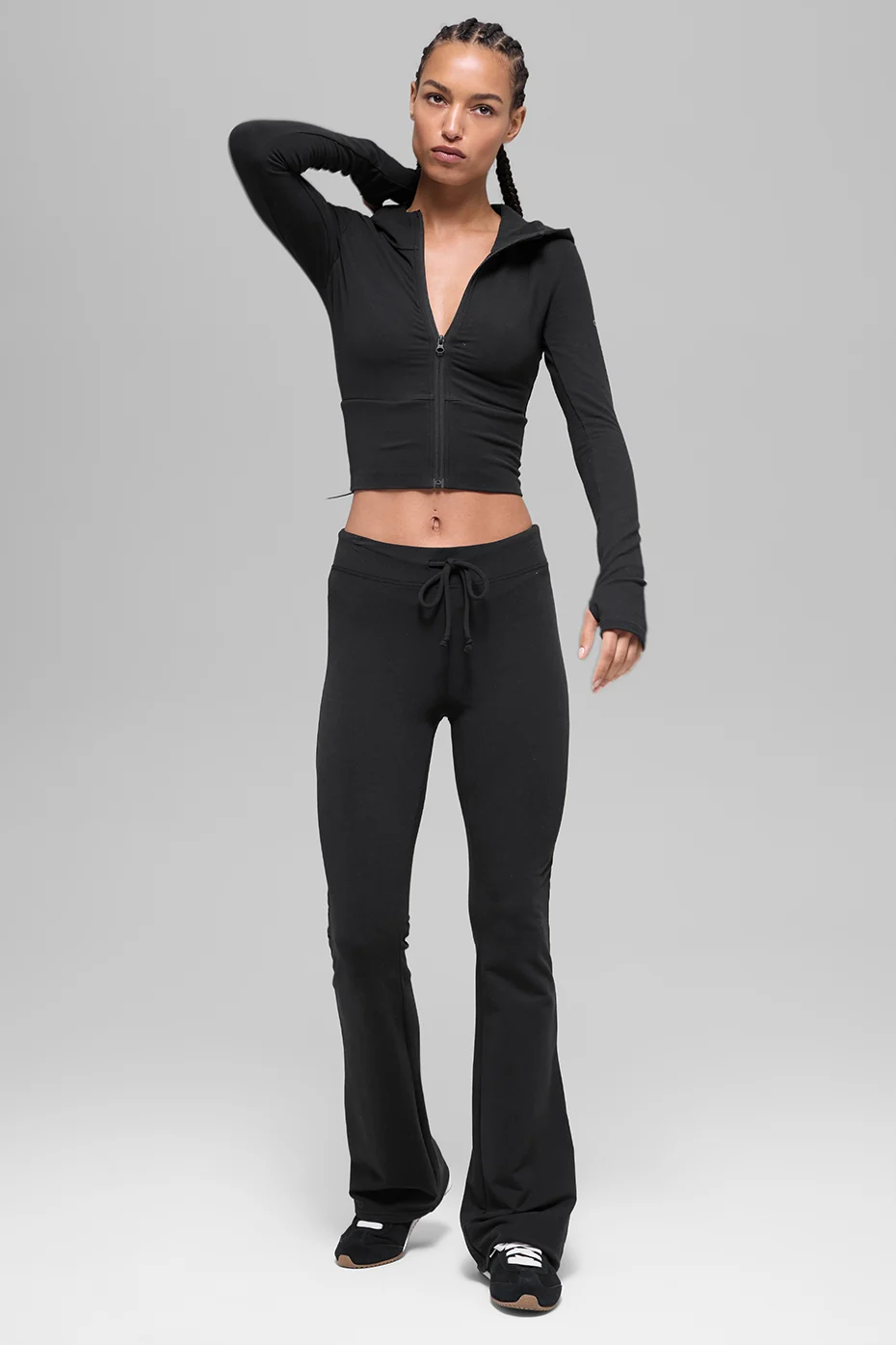 Sway Bootcut Sweatpant - Black - Image 5