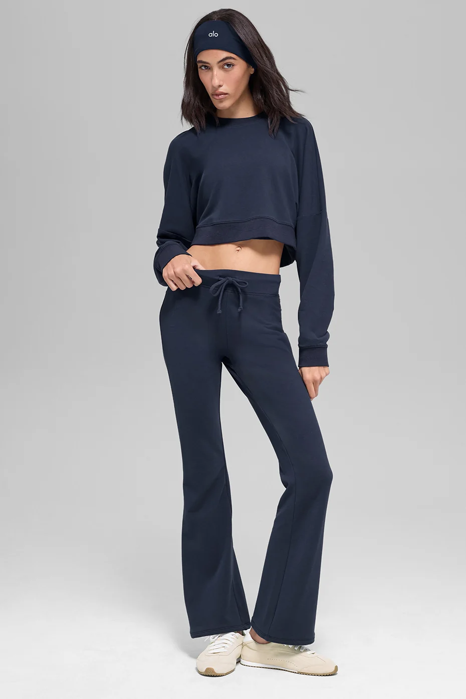 Sway Bootcut Sweatpant - Navy - Image 5