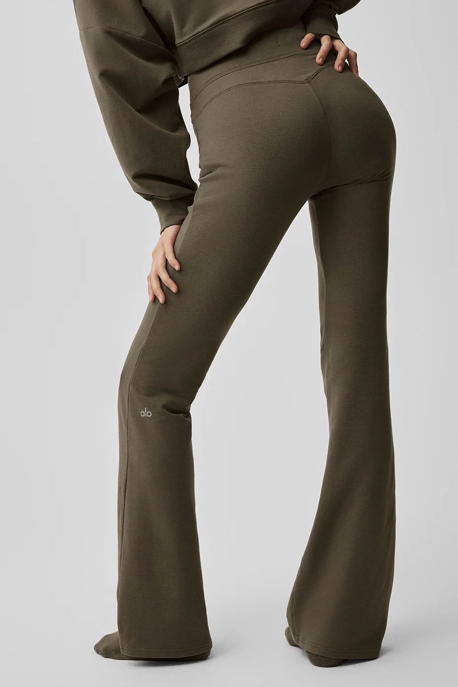 Sway Bootcut Sweatpant - Olive Tree - Image 2