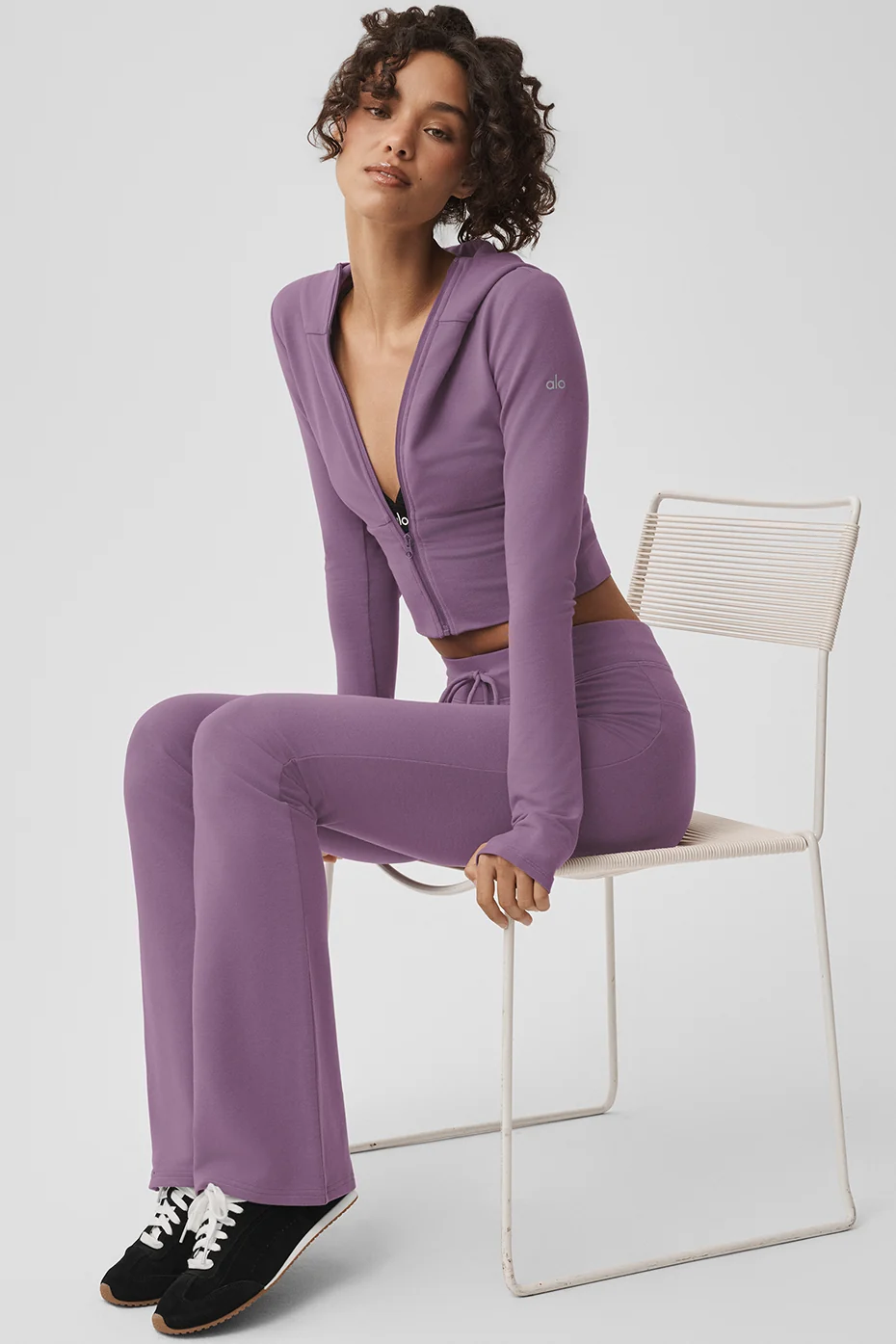 Sway Bootcut Sweatpant - Plum Kiss - Image 5