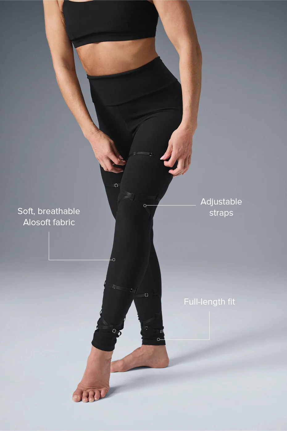 Alosoft High-Waist Spotlight Legging - Black - Image 2