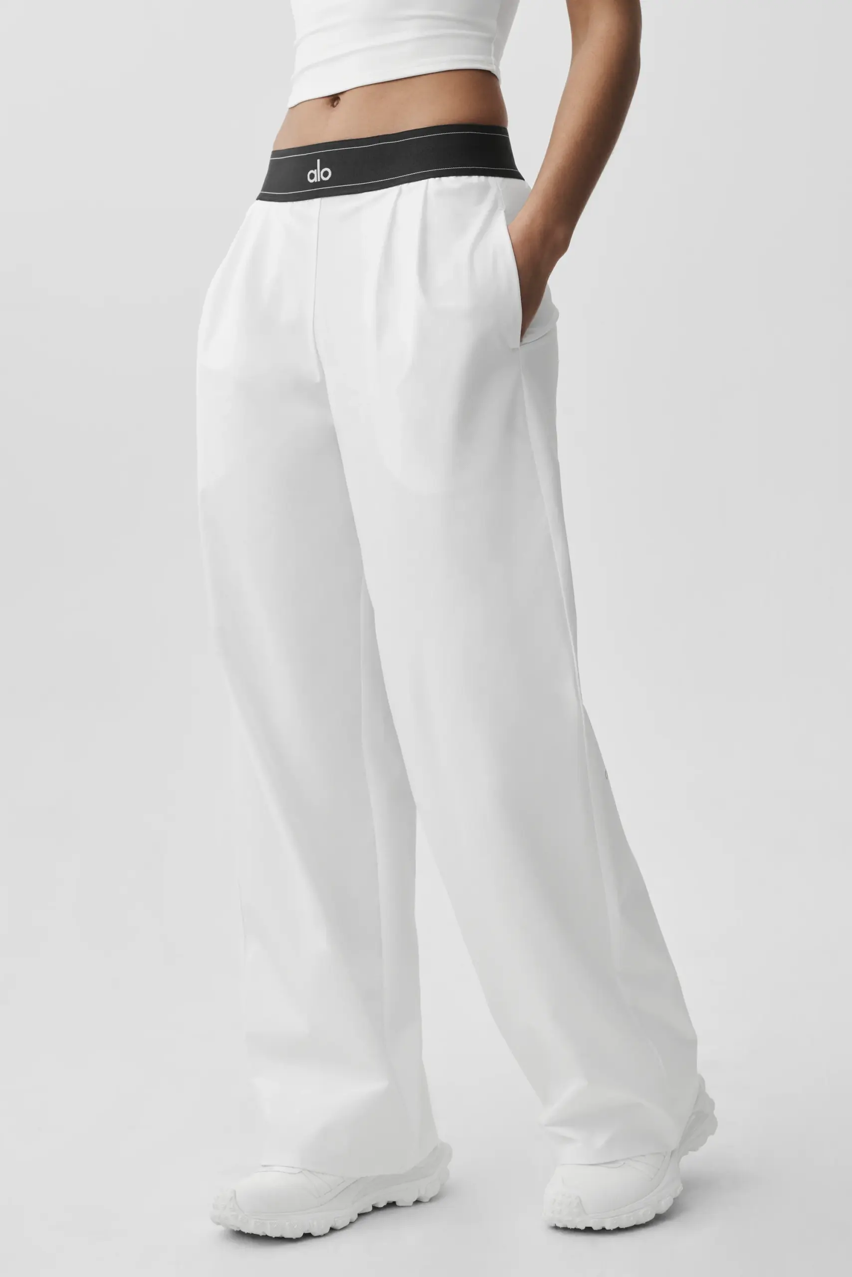 Suit Up Trouser (Regular) - White/Black - Image 3