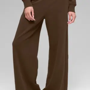 Serenity Wide Leg Sweatpant - Espresso