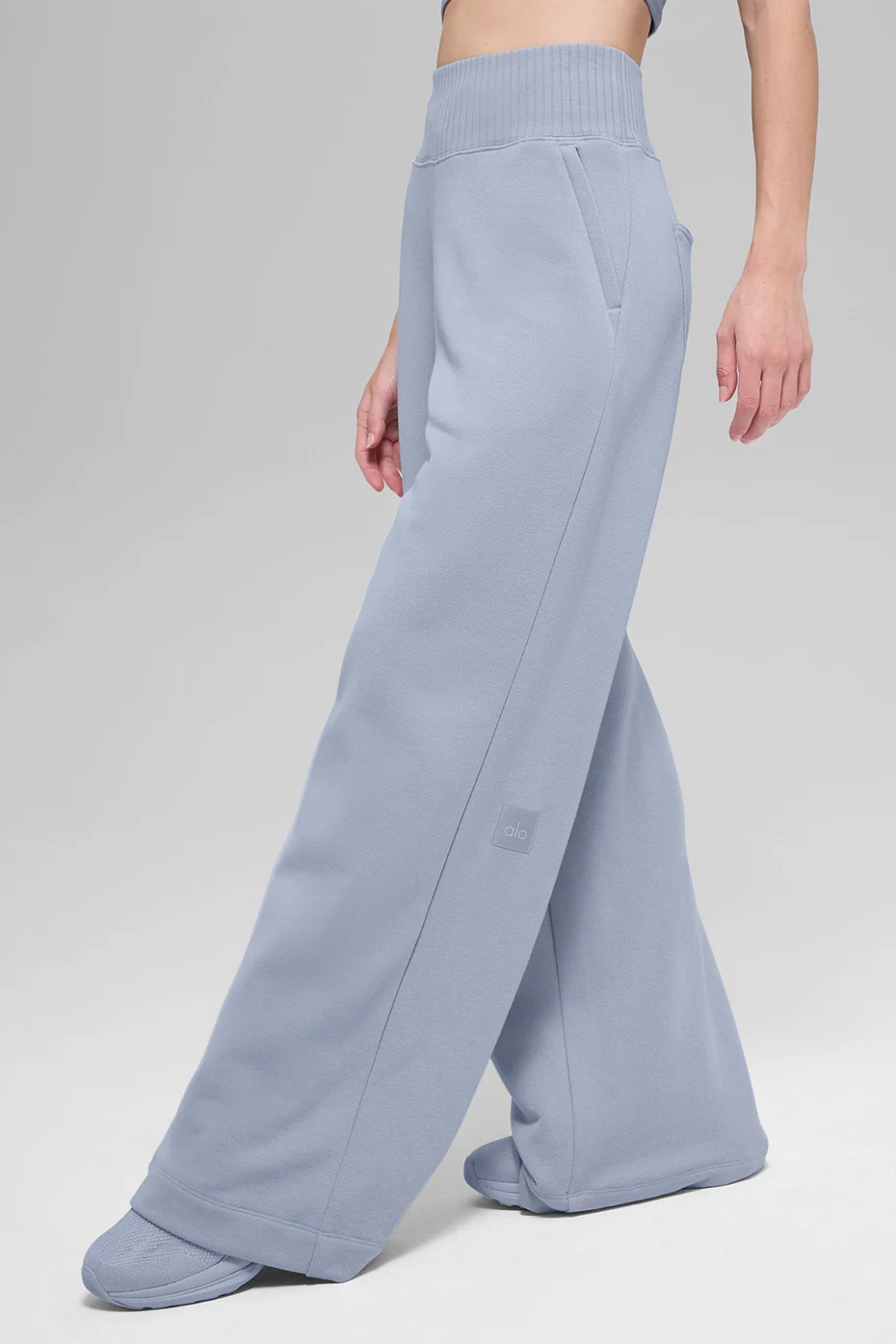 Serenity Wide Leg Sweatpant - Winter Frost - Image 4