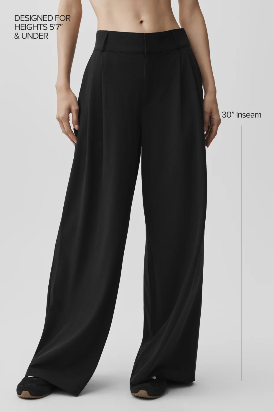 High-Waist Dreamscape Trouser (Regular) - Black - Image 2