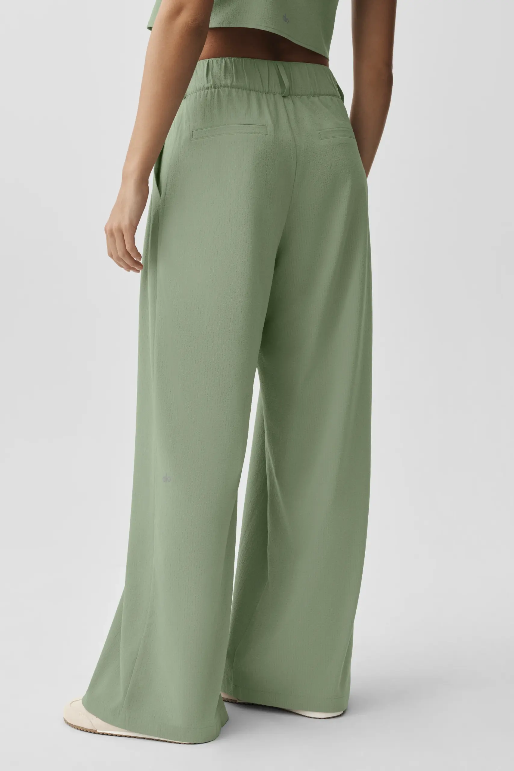 High-Waist Dreamscape Trouser (Regular) - Dune Grass - Image 4