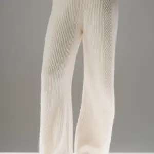 Winter Magic Cashmere Wide Leg Pant - Ivory