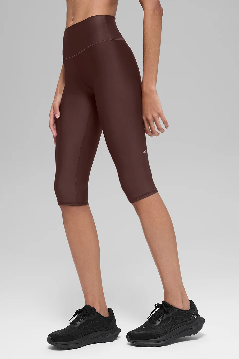16'' High-Waist Airlift Capri - Brownstone - Image 3