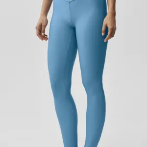 Airlift High-Waist Trifecta Legging - California Blue/White