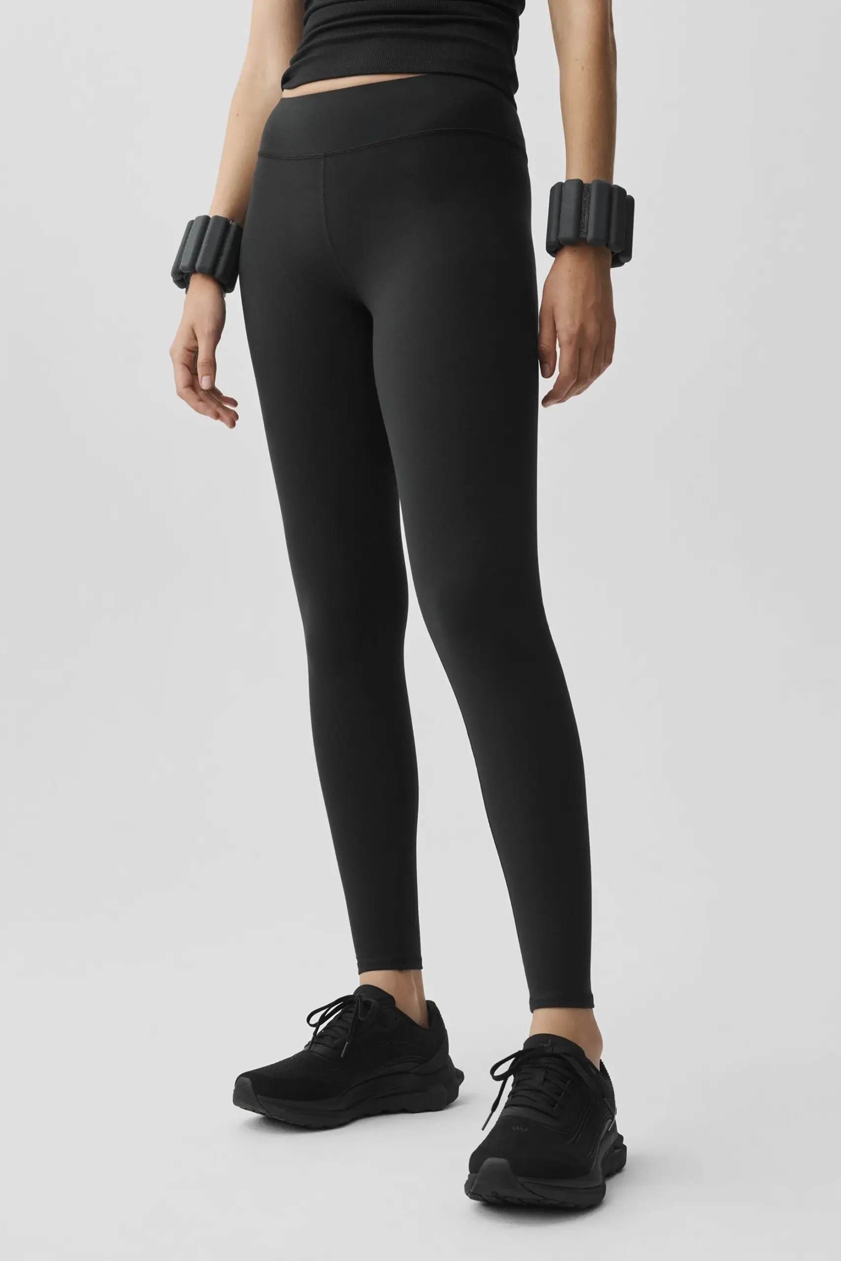 Airbrush Mid-Rise Legging - Black - Image 3