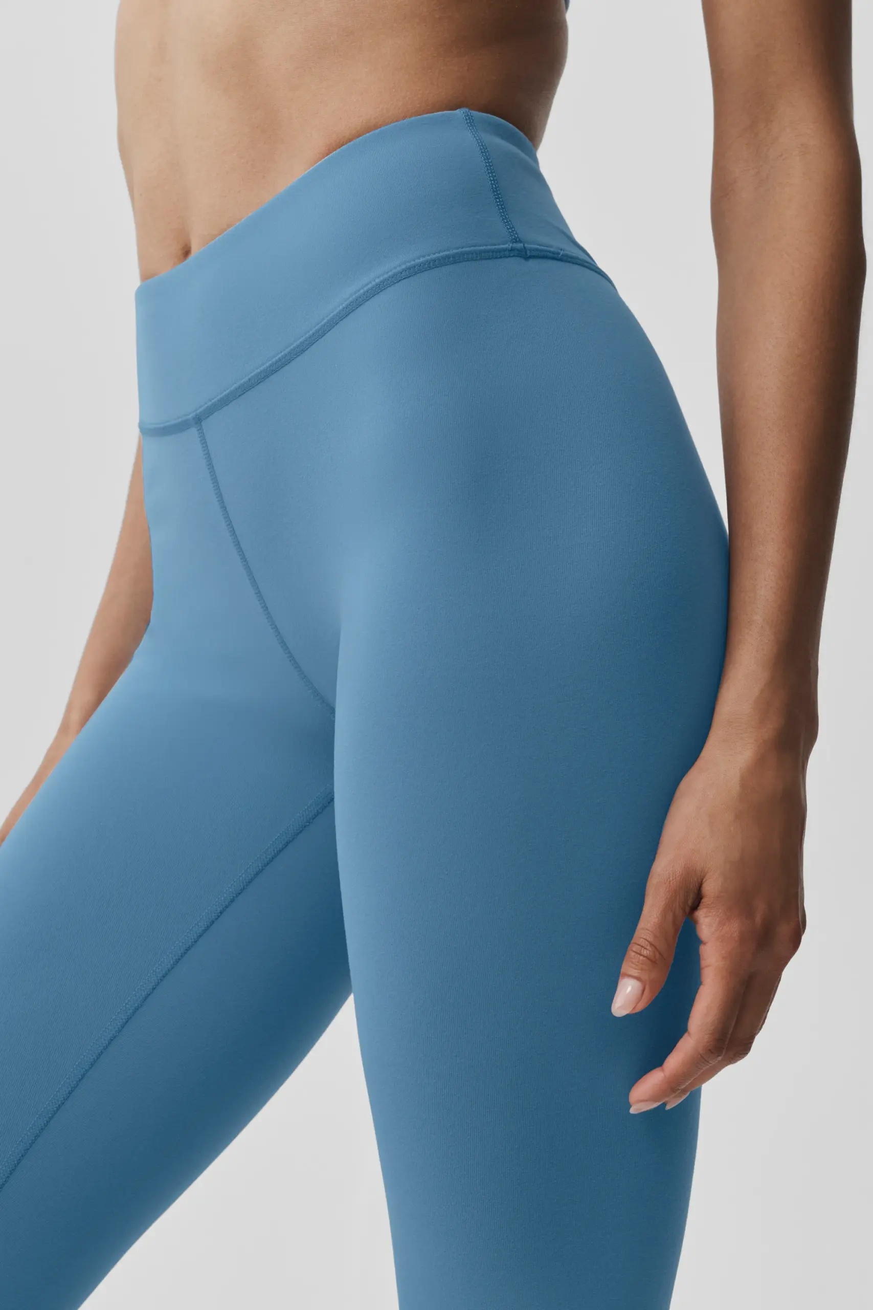 Airbrush Mid-Rise 7/8 Legging - California Blue - Image 3