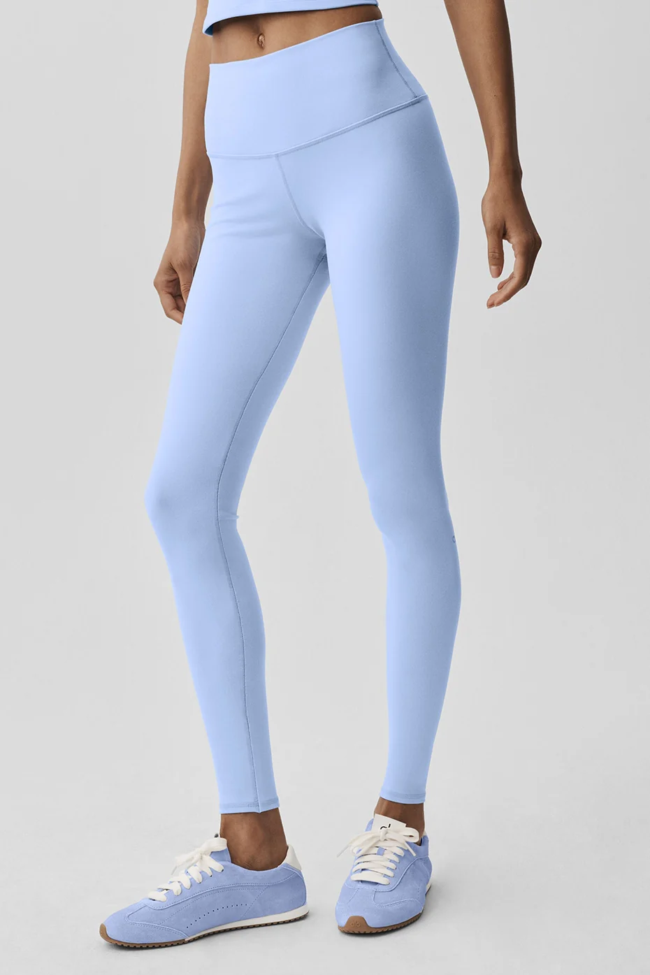 High-Waist Airbrush Legging - Light Provence Blue - Image 2