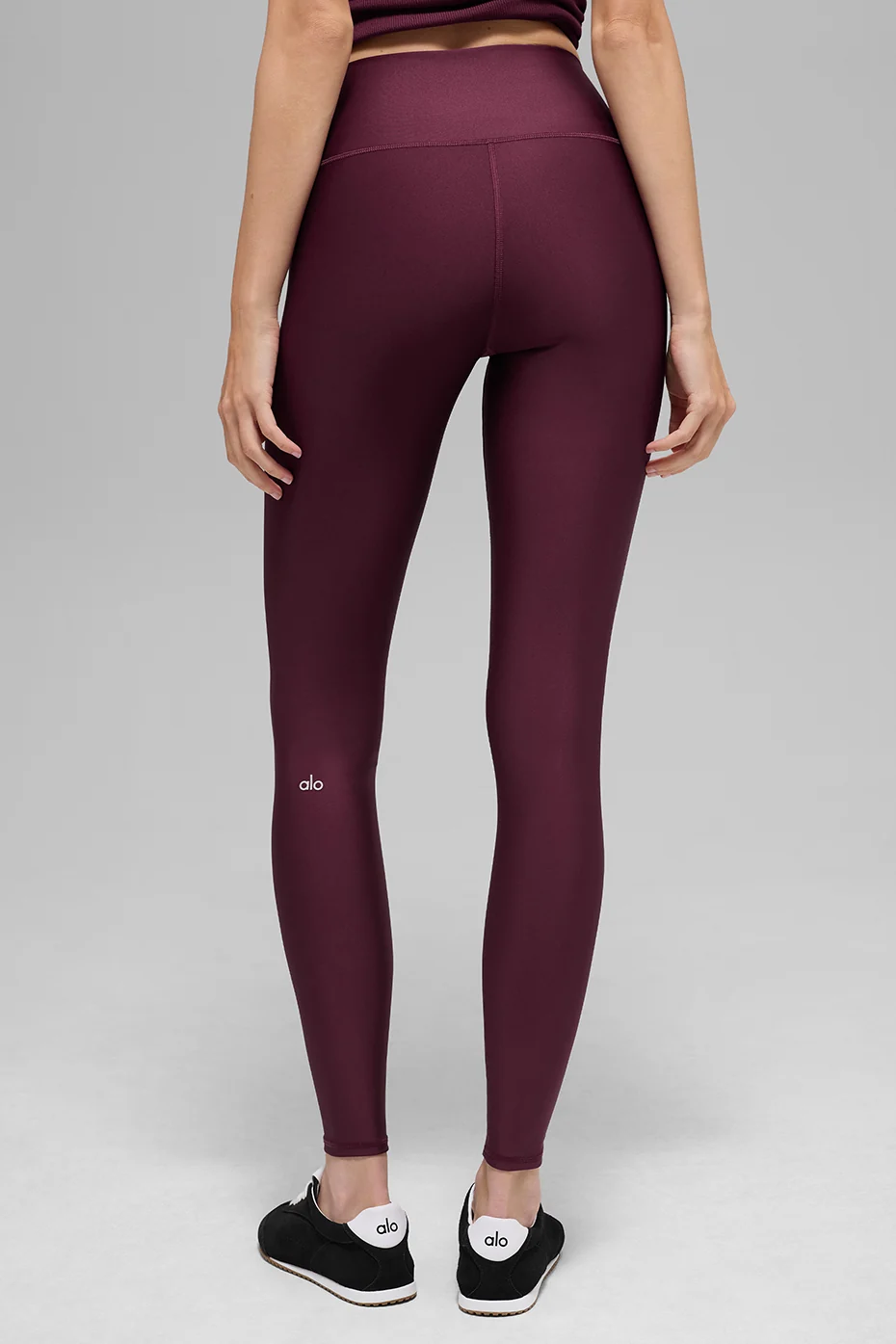 High-Waist Airlift Legging - Burgundy - Image 4