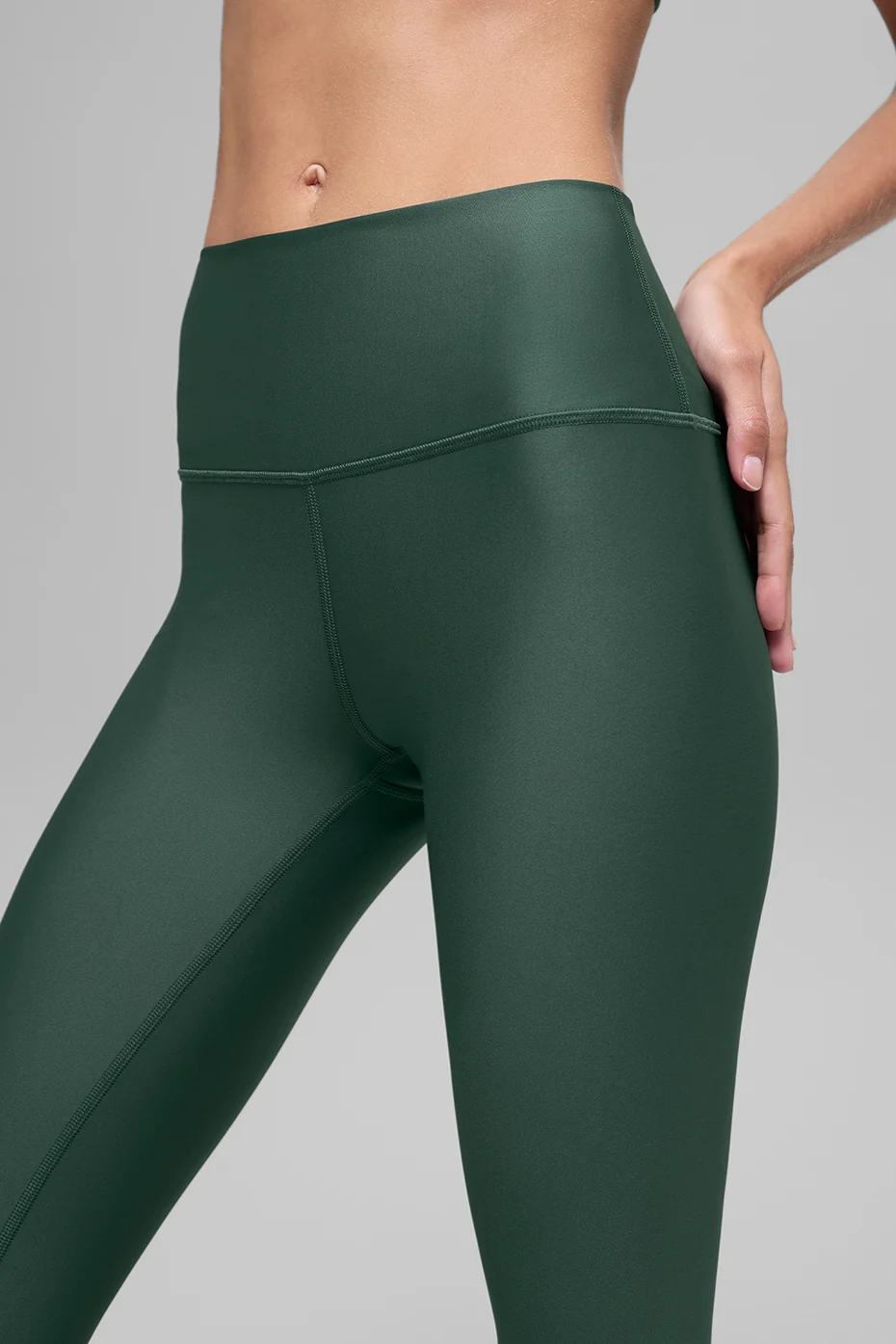 High-Waist Airlift Legging - Clover Green - Image 3