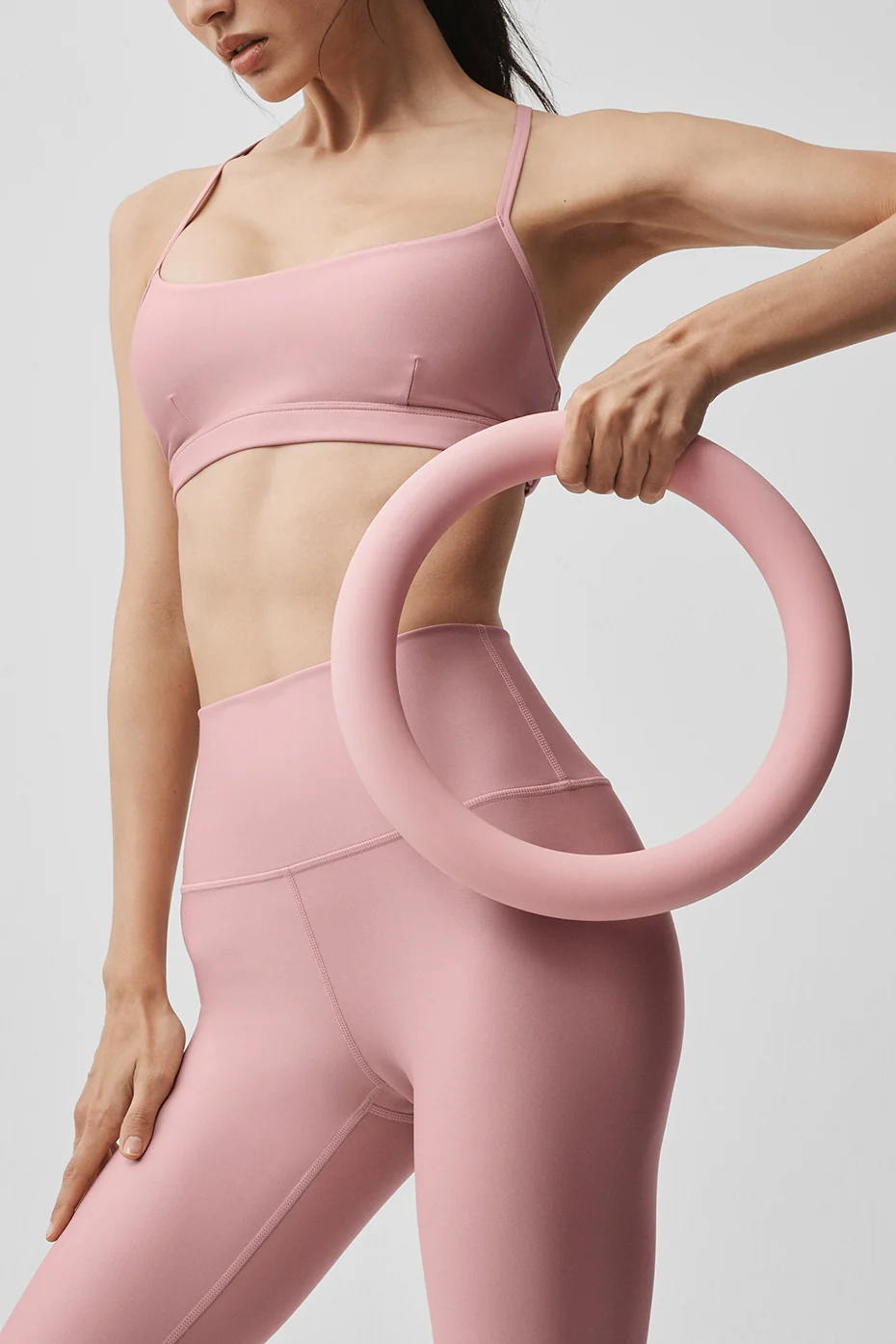 7/8 High-Waist Airlift Legging - Vintage Pink - Image 5