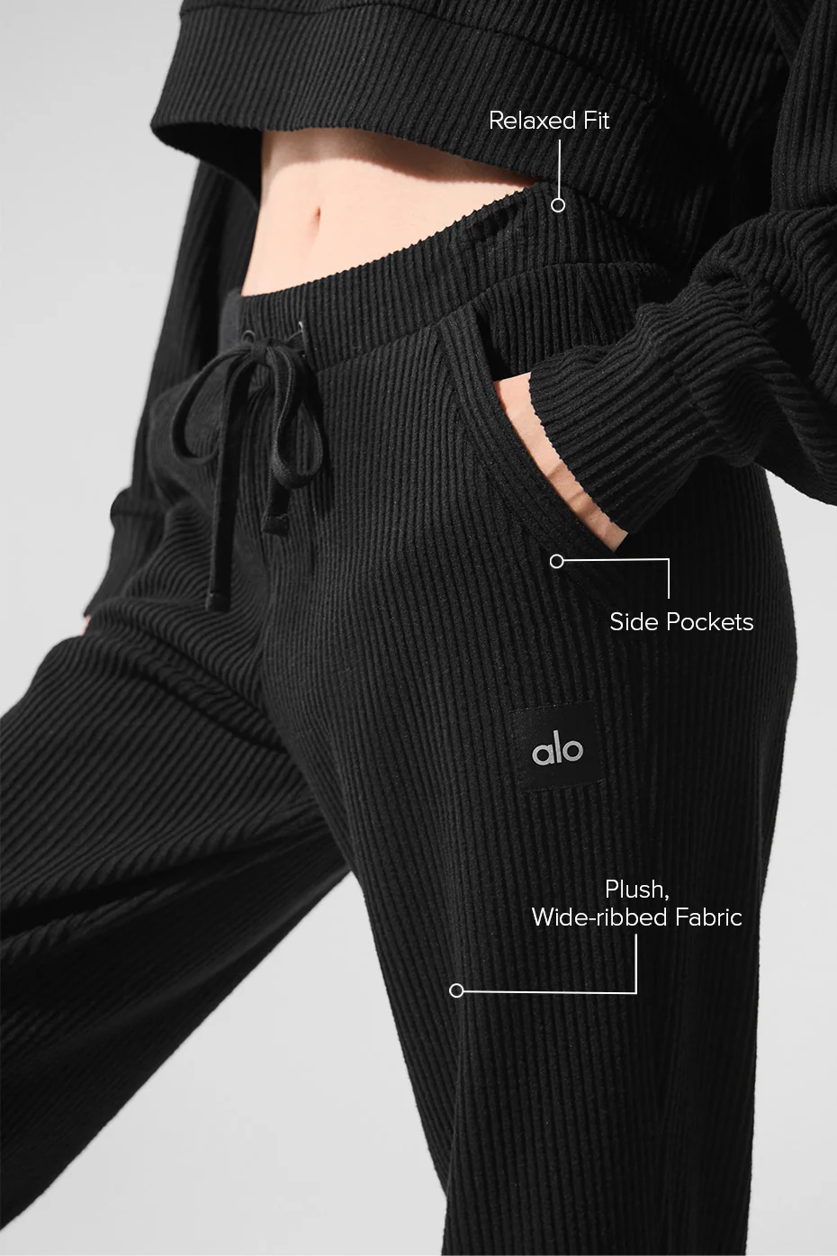 Muse Sweatpant - Black - Image 2