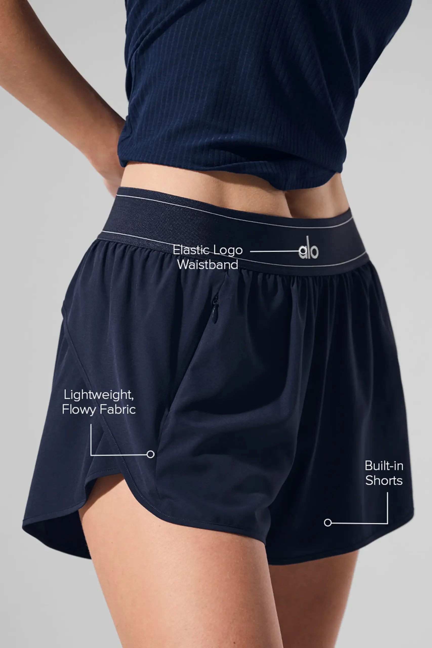 Match Point Short - Navy - Image 2