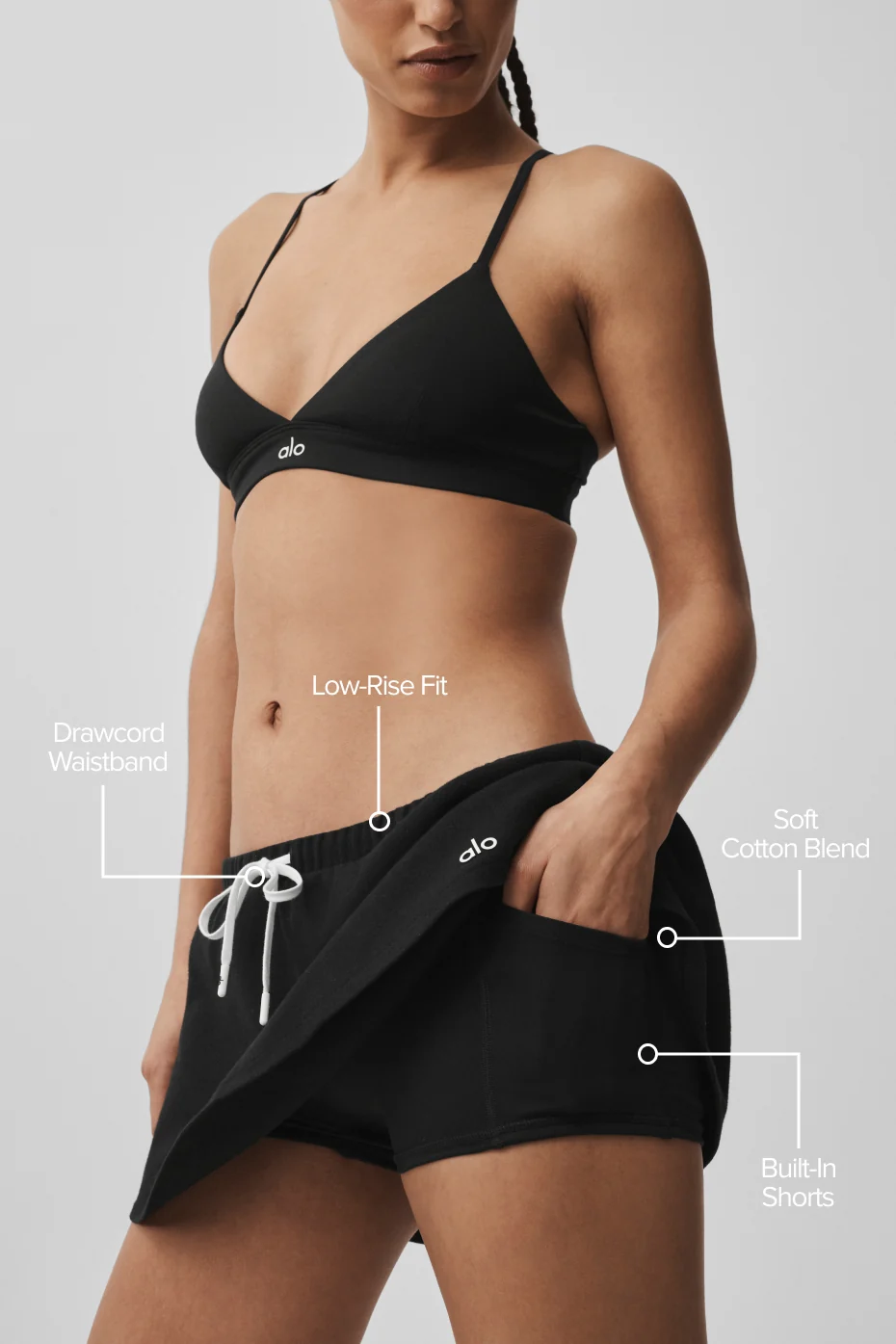 Low-Rise Fan Favorite Micro Skirt - Black - Image 2